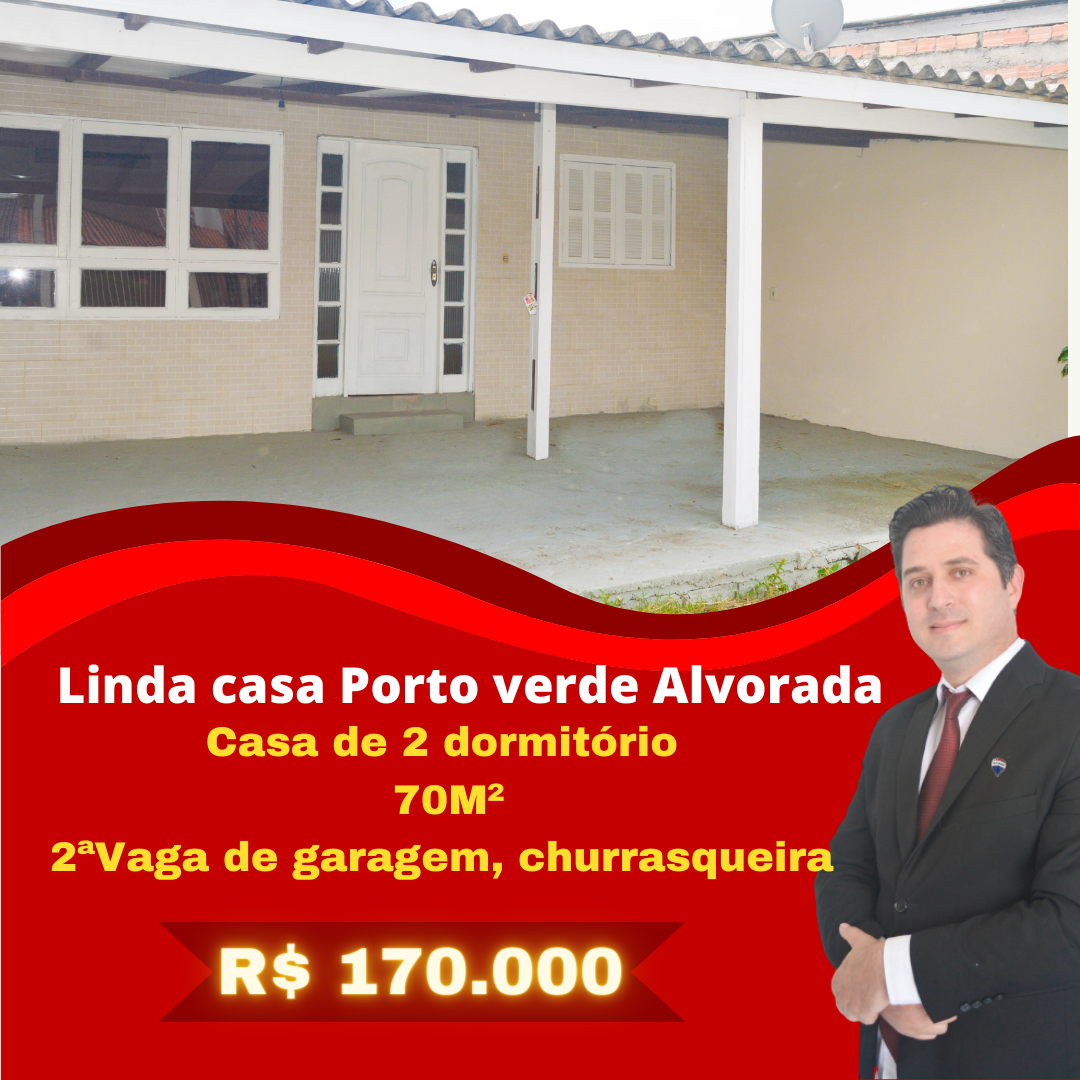 Casa do Porto verde Alvorada