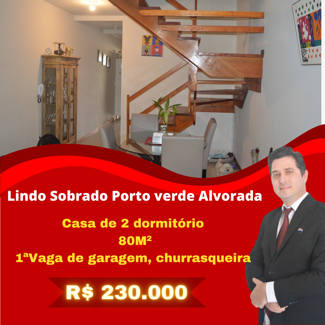 🔴VENDIDO🔴 Sobrado Bairro Porto verde