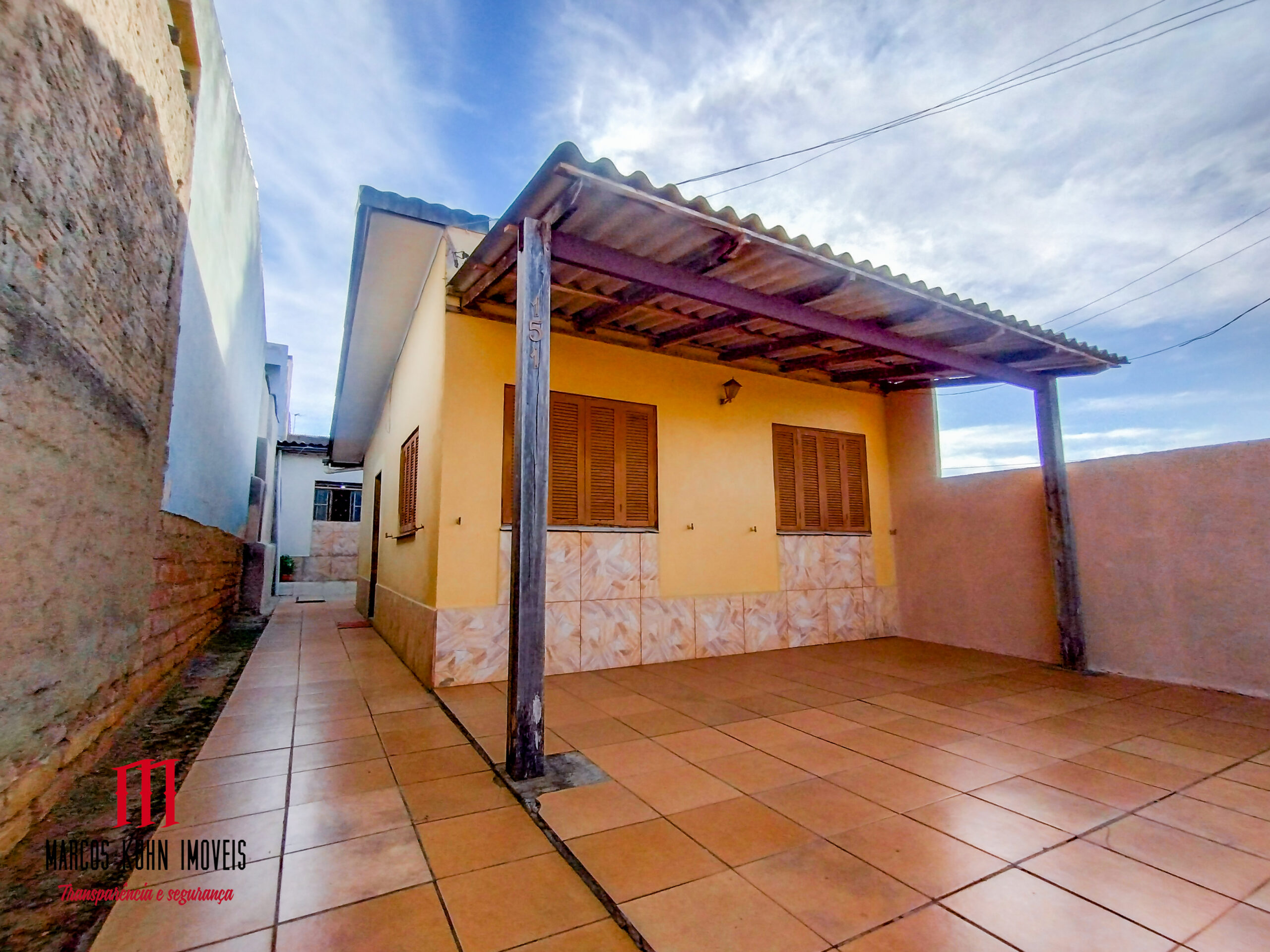 Duas casas no terreno jardim Algarve Alvorada